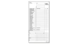 [010.200] Bloc de rapport de travail 297 x 160 mm