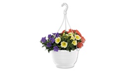 [233.470.1] Suspension pour plantes KOMET blanche, 25 cm ø