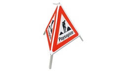 [210.256] Signal pliable TRIOPAN, signal 1.14 «Paysagiste», qualité normale, grandeur 90 cm