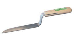 [200.400] Nüsslimesser, abgewinkelter Holzgriff, 30 cm Totallänge