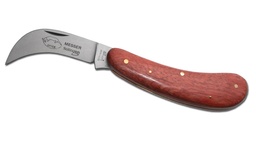 [200.473] Greffoir manche en bois, lame arquée, longueur 11 cm
