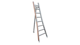 [205.130] Échelle à haie, en aluminium, 10 échelons, longueur 3.09 m