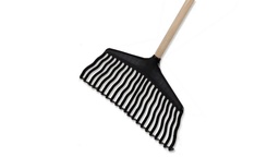 [207.000] Balai à feuilles en plastique noir, largeur 36 cm