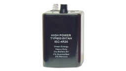[210.151] Trockenlangzeitbatterie, High Power Typ 800, 6V/7Ah-4R25