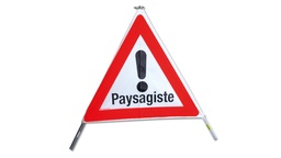 [210.241] Signal pliable TRIOPAN, signal 1.30 «Paysagiste», qualité normale, grandeur 60 cm