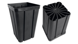 [230.225] Kakteen-Container schwarz 9 x 9 x 13 cm, 840 Stück