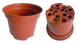 [230.060] Kunststoff-Töpfe tonfarbig Ø 12 cm, Karton à 825 Stück