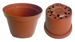 [230.030] Kunststoff-Töpfe tonfarbig 9 cm Ø, Karton à 2380 Stück