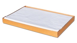 [250.020] Papier de soie blanchâtre, 37 x 50 cm, 25 g/m2, en box de 12.5 kg