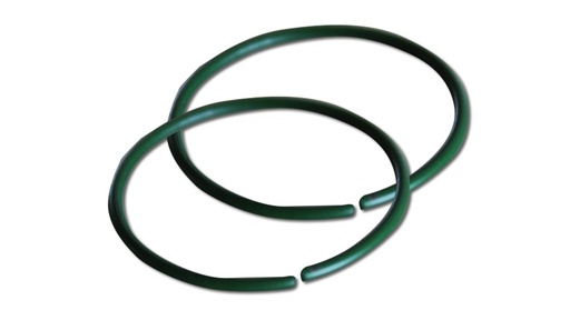 Nelkenringe grün, 17 mm ø, Karton à 500 g