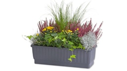 [232.000.1] Jardinière VENEZIA blanc 60 cm, avec indicateur de niveau de l’eau