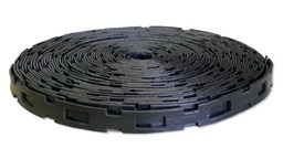 [203.698] Attache pour arbres (attache-chaîne) No. 5, noir, 25.4x3.8 mm 25 m