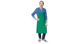 [280.000] Tablier pour jardinier, vert, longueur 90 cm