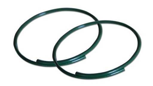 Bagues oeillets vert, ø 22 mm, carton de 500 g