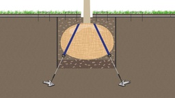 [202.830] Wurzelballenverankerung mit Erdanker, Baumhöhe 2-4.5 m