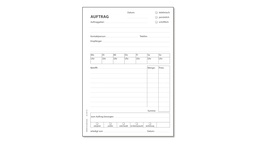 [433.110] Floristen-Auftragsblock A5
