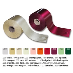 [400.451.230] Ruban ornemental argenté, largeur 100 mm, 50 m