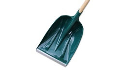 [290.530] Pelle à neige en matériau polymère vert avec manche, largeur 36 cm