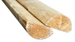 [130.660] Échalas demi-rond Ø 80 mm, longueur 250 cm