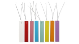 [418.021.4] Étiquettes à suspendre bleu 100 x 18 mm, sachet de 250 pièces
