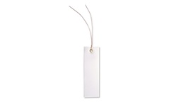 [418.510] Drahthängeetiketten weiss 100 x 30 mm, Beutel à 250 Stück