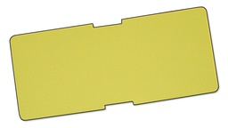 [420.236] Schildblätter gelb 13.5 x 7 cm, Bund à 100 Stück